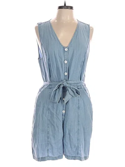 Ann Taylor Loft Outlet Romper In Blue