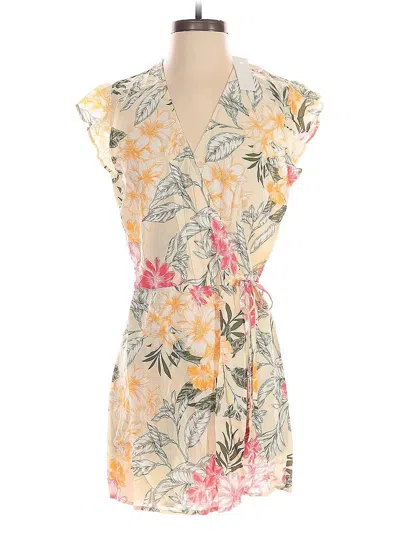 Pre-owned Ann Taylor Loft Outlet Romper In Yellow