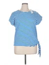 Ann Taylor Loft Outlet Short Sleeve T-shirt In Blue