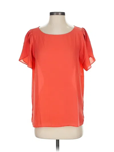 Pre-owned Ann Taylor Loft Outlet Short Sleeve T-shirt In Orange