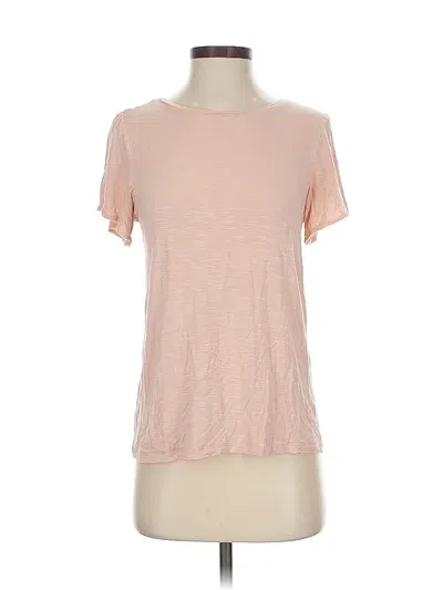 Pre-owned Ann Taylor Loft Outlet Short Sleeve T-shirt In Pink