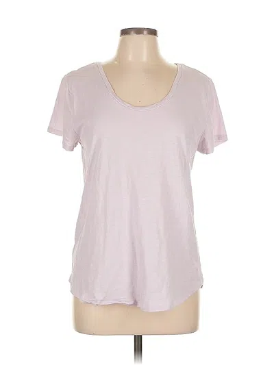 Pre-owned Ann Taylor Loft Outlet Short Sleeve T-shirt In Pink