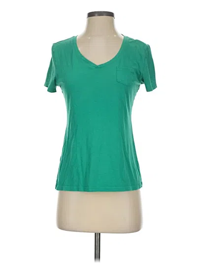 Pre-owned Ann Taylor Loft Outlet Short Sleeve T-shirt In Green