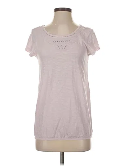 Pre-owned Ann Taylor Loft Outlet Short Sleeve T-shirt In Pink