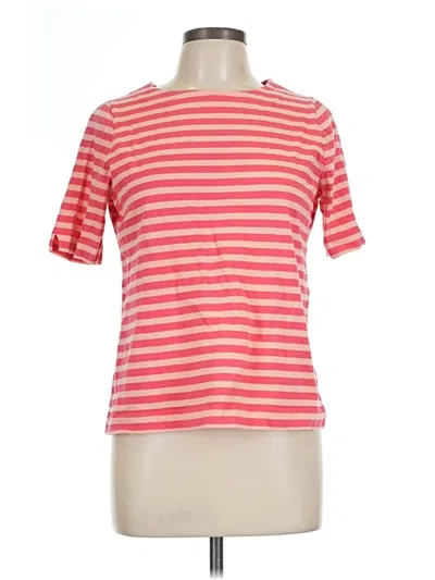 Pre-owned Ann Taylor Loft Outlet Short Sleeve T-shirt In Red