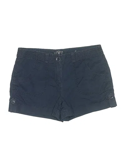 Pre-owned Ann Taylor Loft Outlet Shorts In Blue