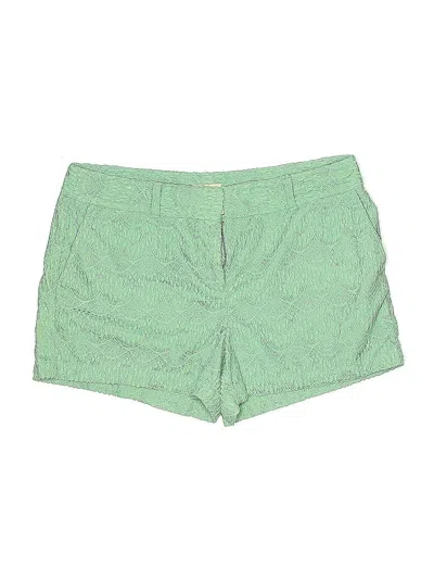 Pre-owned Ann Taylor Loft Outlet Shorts In Green