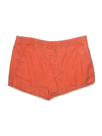 Pre-owned Ann Taylor Loft Outlet Shorts In Orange