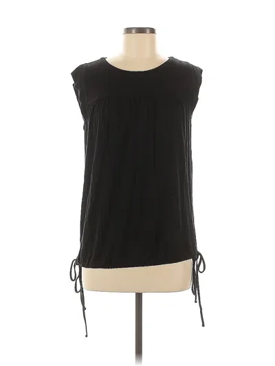Pre-owned Ann Taylor Loft Outlet Sleeveless Blouse In Black
