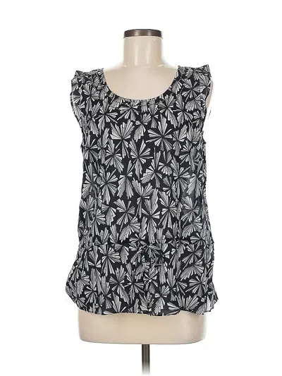 Pre-owned Ann Taylor Loft Outlet Sleeveless Blouse In Black