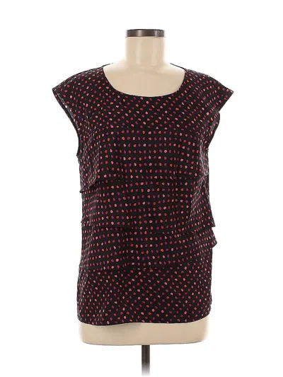 Pre-owned Ann Taylor Loft Outlet Sleeveless Blouse In Black