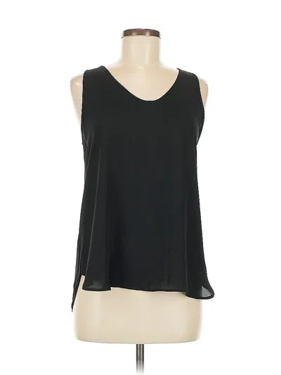 Pre-owned Ann Taylor Loft Outlet Sleeveless Blouse In Black