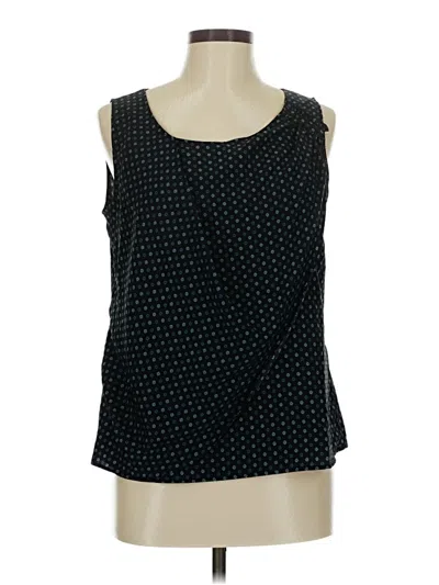 Pre-owned Ann Taylor Loft Outlet Sleeveless Blouse In Black