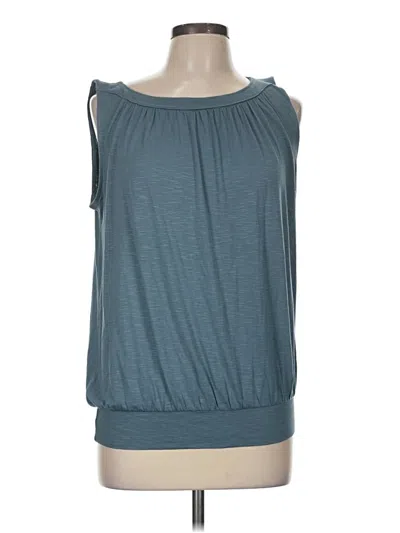 Ann Taylor Loft Outlet Sleeveless Blouse In Blue