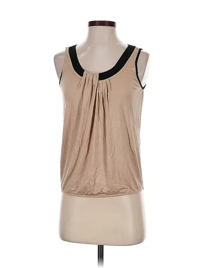 Pre-owned Ann Taylor Loft Outlet Sleeveless Blouse In Brown
