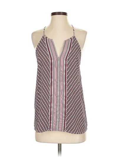 Pre-owned Ann Taylor Loft Outlet Sleeveless Blouse In Brown
