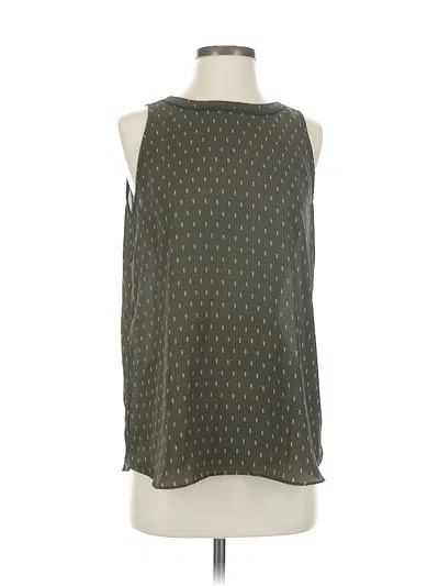 Pre-owned Ann Taylor Loft Outlet Sleeveless Blouse In Gray