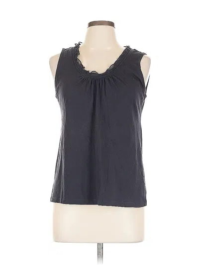 Pre-owned Ann Taylor Loft Outlet Sleeveless Blouse In Gray
