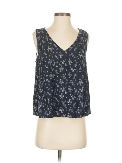 Pre-owned Ann Taylor Loft Outlet Sleeveless Blouse In Gray