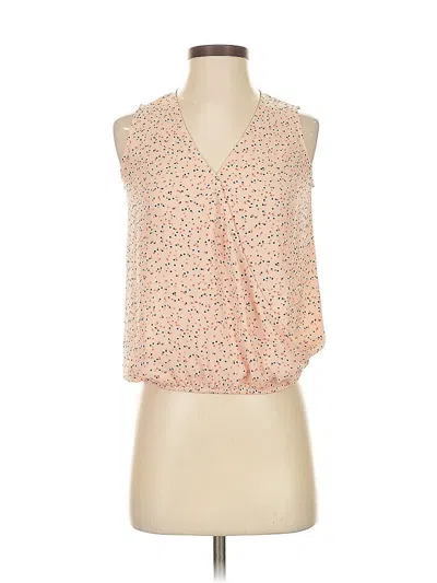 Pre-owned Ann Taylor Loft Outlet Sleeveless Blouse In Orange