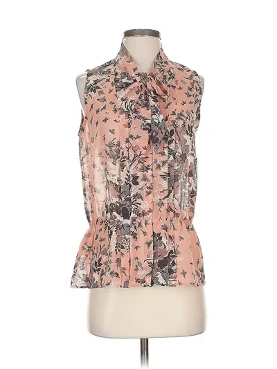 Pre-owned Ann Taylor Loft Outlet Sleeveless Blouse In Pink