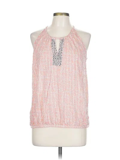 Pre-owned Ann Taylor Loft Outlet Sleeveless Blouse In Pink