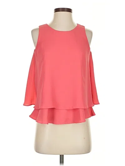 Pre-owned Ann Taylor Loft Outlet Sleeveless Blouse In Pink