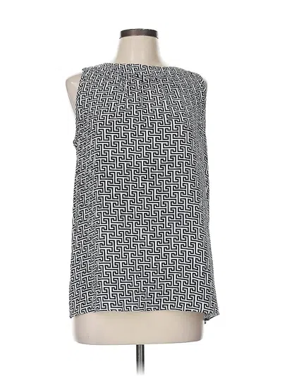 Pre-owned Ann Taylor Loft Outlet Sleeveless Blouse In Silver