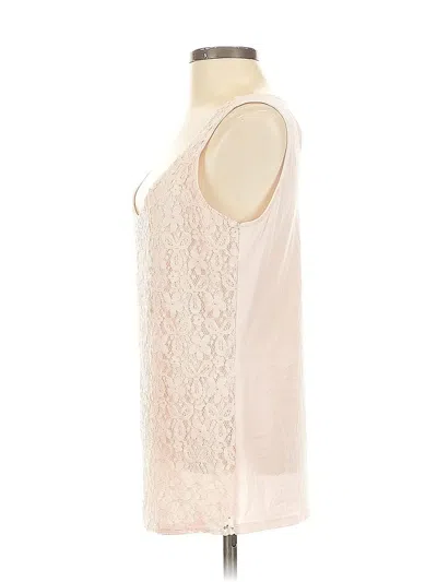 Pre-owned Ann Taylor Loft Outlet Sleeveless Blouse In White