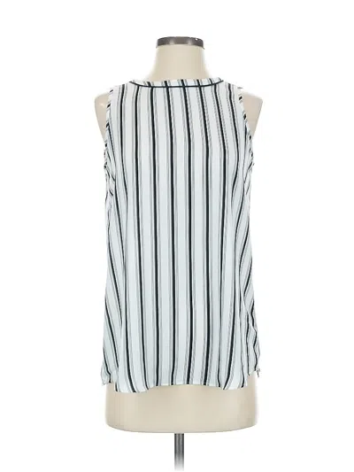 Pre-owned Ann Taylor Loft Outlet Sleeveless Blouse In White