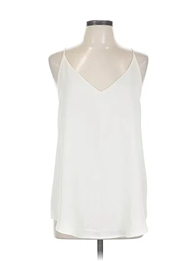 Ann Taylor Loft Outlet Sleeveless Blouse In White