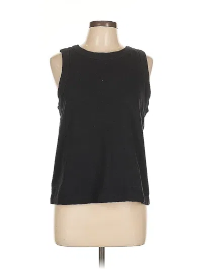 Pre-owned Ann Taylor Loft Outlet Sleeveless T-shirt In Black