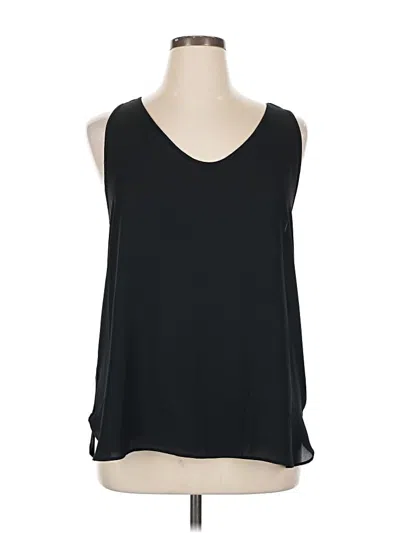 Pre-owned Ann Taylor Loft Outlet Sleeveless T-shirt In Black