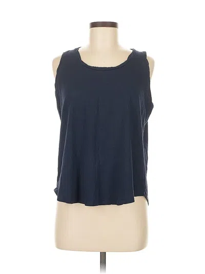 Pre-owned Ann Taylor Loft Outlet Sleeveless T-shirt In Blue
