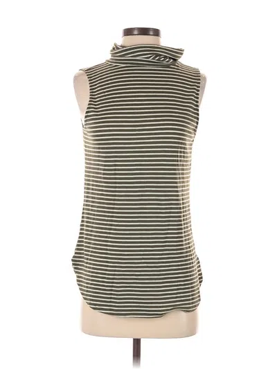 Pre-owned Ann Taylor Loft Outlet Sleeveless Top Gray Cowl Neck Tops