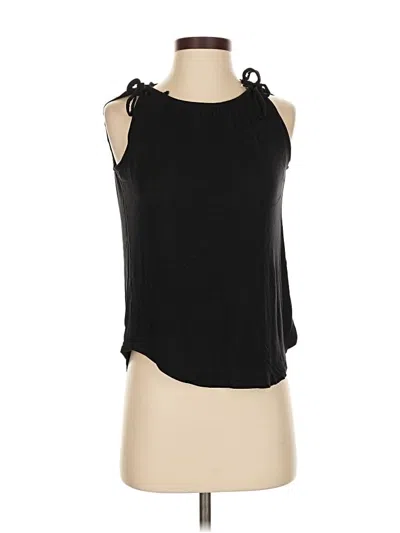 Pre-owned Ann Taylor Loft Outlet Sleeveless T-shirt In Black