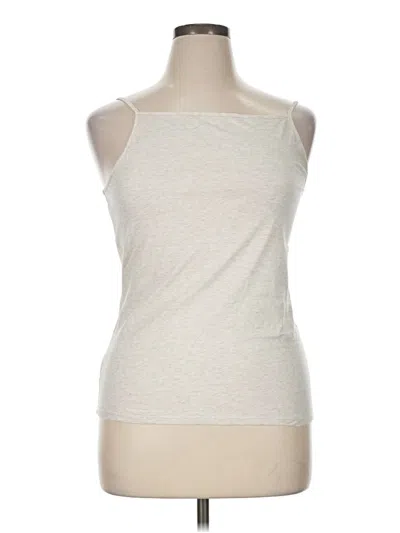 Pre-owned Ann Taylor Loft Outlet Sleeveless T-shirt In Ivory