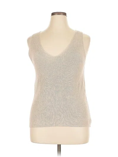 Pre-owned Ann Taylor Loft Outlet Sweater Vest In Brown