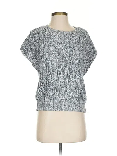 Pre-owned Ann Taylor Loft Outlet Sweater Vest In Gray