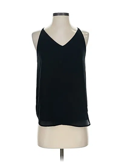 Pre-owned Ann Taylor Loft Outlet Tank Top Black Halter Neckline Tops