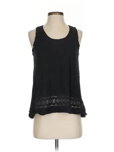 Pre-owned Ann Taylor Loft Outlet Tank Top Black Halter Neckline Tops