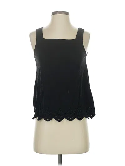 Pre-owned Ann Taylor Loft Outlet Tank Top Black Strapless Neckline Tops