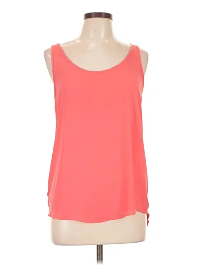 Pre-owned Ann Taylor Loft Outlet Tank Top Orange Strapless Neckline Tops