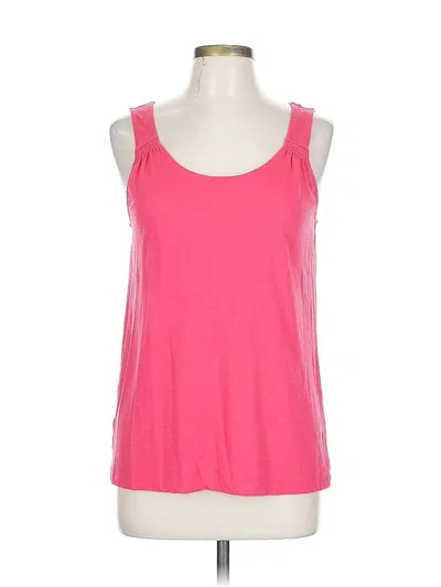 Pre-owned Ann Taylor Loft Outlet Tank Top Pink Strapless Neckline Tops