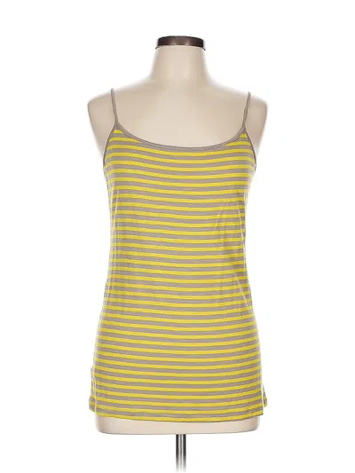 Pre-owned Ann Taylor Loft Outlet Tank Top Yellow Strapless Neckline Tops