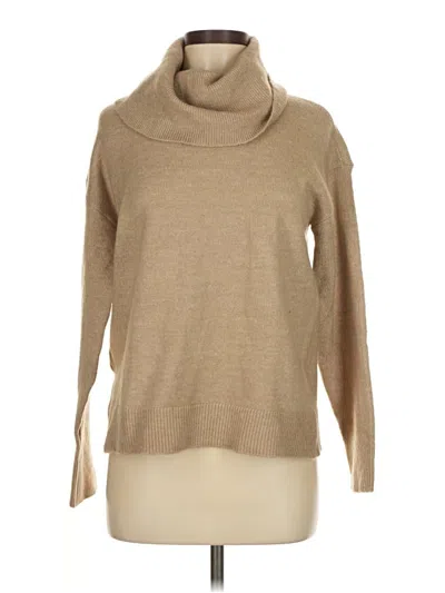 Pre-owned Ann Taylor Loft Outlet Turtleneck Sweater In Brown