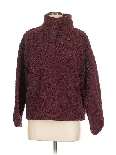 Pre-owned Ann Taylor Loft Outlet Turtleneck Sweater In Burgundy
