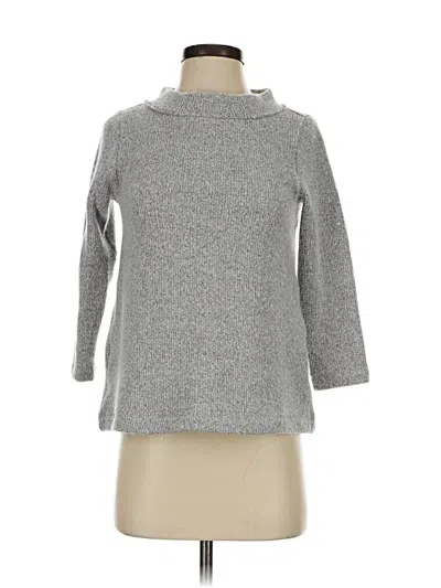 Pre-owned Ann Taylor Loft Outlet Turtleneck Sweater In Gray