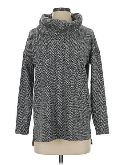 Pre-owned Ann Taylor Loft Outlet Turtleneck Sweater In Gray