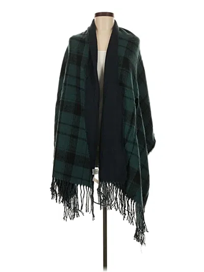 Pre-owned Ann Taylor Loft Poncho In Blue